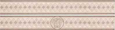 Бордюр Versace Venere Bianco-Grigio 7.8x60 (комплект)