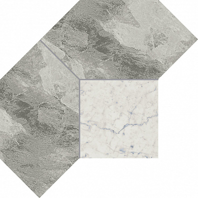 Декор Italon Charme Extra Silver Mosaico Polygon Lux 28.5x21 620110000083