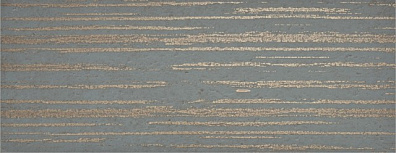 Плитка La Platera Goldstone Teal Lines 35x90 настенная
