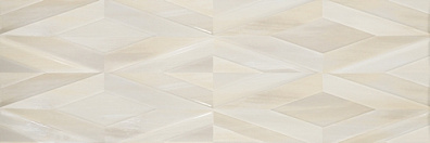 Настенная плитка 147-003-2 Galleria Ivory Geometric 30x90 Gemma