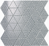 Мозаичный декор FAP Pat Deco Blue Triangolo Mosaico 30,5x30,5