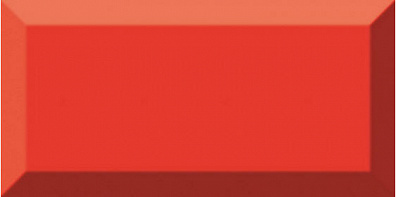 Настенная плитка Bevelled Rojo Biselado Bx 10x20 (Fabresa)