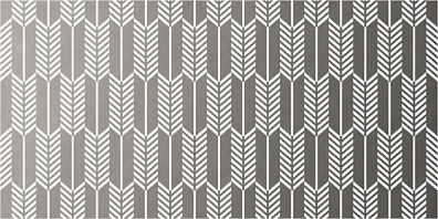 Декор Dune Deluxe Pluma White and Silver 12.5x25 187838