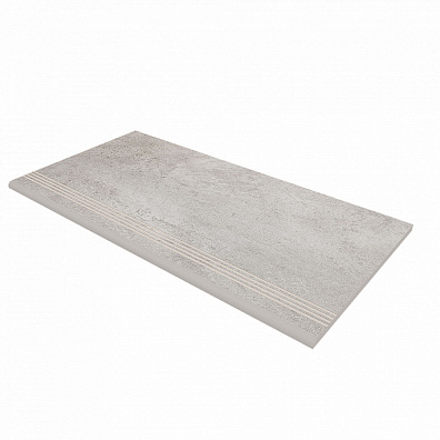 Ступень Estima Traffic Grey неполированная с насечками 30x60 TF01