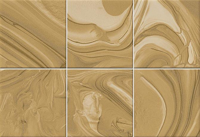 Декор Vives Ceramica Hanami Mankai Caramelo 23x33.5