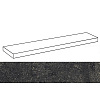 Ступень Italon Room Stone Black Scalino Ang Sx Cer угловая левая 33x120 620070001238