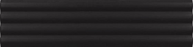 Плитка Equipe Costa Nova Praia Black Matt 5x20 настенная 28506