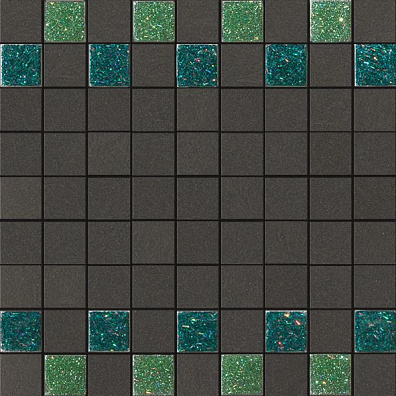 Мозаичный декор La Fabbrica Montenpoleone Mosaico Starlight Verde Fandango Musa 30x30