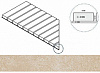 Решетка Italon Materia X2 Magnesio Griglia Stream 20 Sx 25x60 левая 620090000510