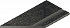 Бортик Italon Room X2 Black Bor. Svasato Round Sx 33x60 с выемкой закругленный левый 620090000666