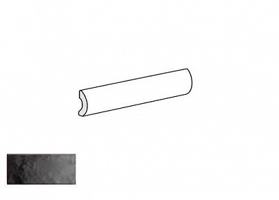 Бордюр 24502 Pencil Bullnose Artisan Graphite 3x20 Equipe