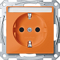 Электрическая розетка Schneider Electric Merten System M MTN2302-0302 Оранжевый