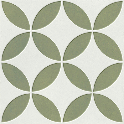 Керамогранит Harmony Mayari Green Petals 22.3x22.3 37798