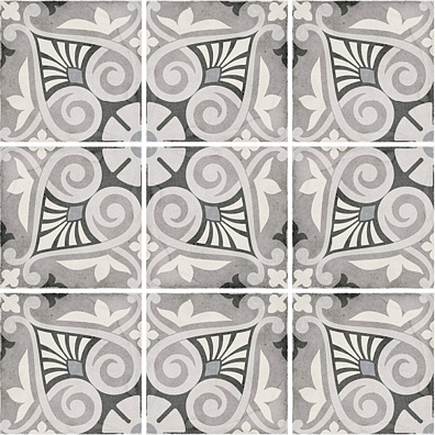 Декор 24418 Art Nouveau Opera Grey 20x20 Equipe