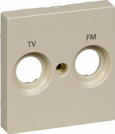 Лицевая панель розетки TV-FM-SAT (TV-R-SAT) Schneider Electric Merten System M MTN299944 Бежевый