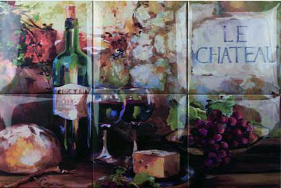 Декор Amadis Fine Tiles Wine Wine Pictures 30x45