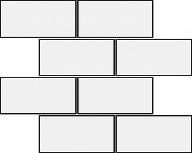 Декор Floor Gres Buildtech 2.0 Ce Bone Soft Mattoncino 7.5x15 30x30 767516