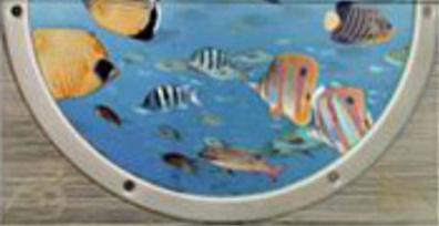 Декор Latina Poseidon Mural II 1-4 низ 25x50