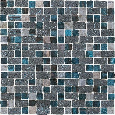 Мозаика Naxos Raku Spacc. Turquoise 1.7x1.7 30.5x30.5 100983