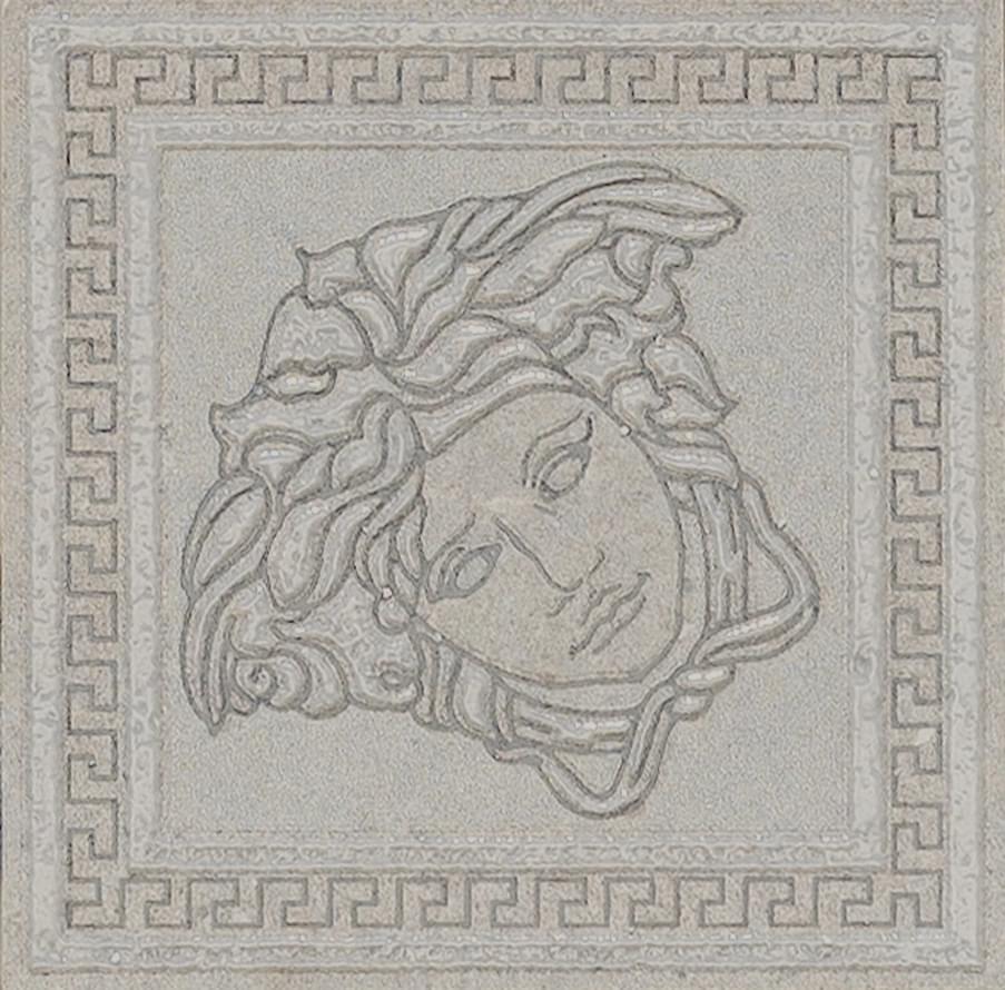 Вставка Versace Greek Tozzetto Grigio 4x4 261152