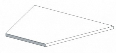 Бортик Atlas Concorde Russia Rinascente Clay Lineare Angolo Dx 30x60 угловой правый 620090000897