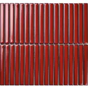 Мозаика Porcelain Mosaic Strip Красный Матовый 1.5x14.5 29.4x31.3 Y15FW36