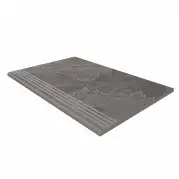 Ступень Estima Terra Anthracite неполированная с насечками 30x120 TE03