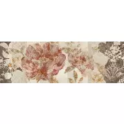 Декор Arcana Ceramica Aquarelle Tempera-4 Rosso 25x75 8y2m