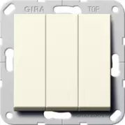 Выключатель Gira System 55 284401 Кремово-белый