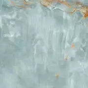 Керамогранит Imola Ceramica The Room Onyx Aqua Blue Gold 120x120 BLUAQ6120RM