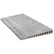 Бортик бассейна Exagres Opera Borde Desbordante Silver 28x66.5