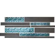 Мозаика Naxos Raku Brick Black Clay 25.9x60.2 101004