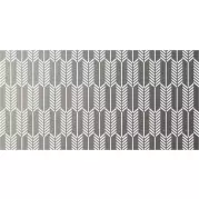 Декор Dune Deluxe Pluma White and Silver 12.5x25 187838