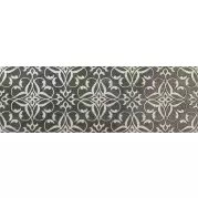 Плитка El Molino Trail Floral Decor Gris 30x90 настенная