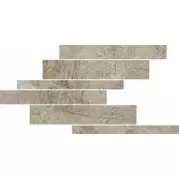 Декор 742237 La Roche Ecru Modulo Listello Sfalsato Mix 21x40 Rex Ceramiche