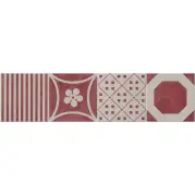 Декор DKR01262 Docks Dec.Combi 4 Bei/Rosso Ret 30X30 ABK Ceramiche