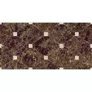 Плитка Navarti Crema Marfil Crown Marron 25x50 настенная