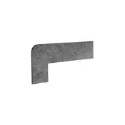 Плинтус Exagres Opera Zanquin Recto Iron 42.3х17.5 угловой левый