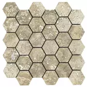 Мозаика La Fabbrica Imperial Esagona Tivoli Nat Ret 28x29 155324