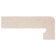 Плинтус для ступеней правый Exagres Projectker Zanquin Fior. dcho Alpes White 17x39.5