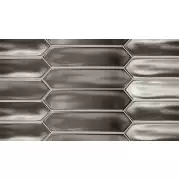 Плитка Equipe Lanse Silver 5x25 настенная 27492