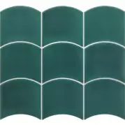 Плитка Equipe Wave Teal Grassy 12x12 настенная 28840