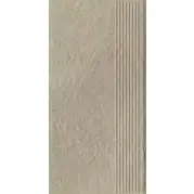 Ступень Paradyz Eremite Crema Stopnica Prosta Struktura Mat 30x60