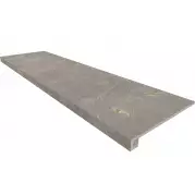 Комплект Estima Bernini Grey BR03 (Ступень неполированная 33x120 (прямоугольный бортик) без насечек + Подступенок (14.5x120)