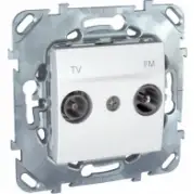 ТВ/FM розетка Schneider Electric Unica MGU5.451.18ZD Белый
