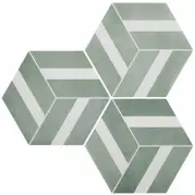 Керамогранит Durstone Six Cementine Bari Aqua 23x27