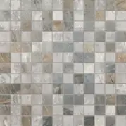 Мозаика FSN03216 Fossil Mos.Mini Mix L.Grey/Blue 30X30 ABK Ceramiche