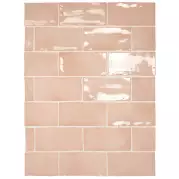 Плитка Equipe Manacor Blush Pink 7.5x15 настенная 26904