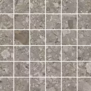 Мозаика Vitra Ceppostone Темный Греж Матовый 7Рек 5x5 30x30 K9475128R001VTE0