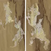 Декор Brennero Venus Decor Solitaire Gold Visone Lapp Rett 30x60